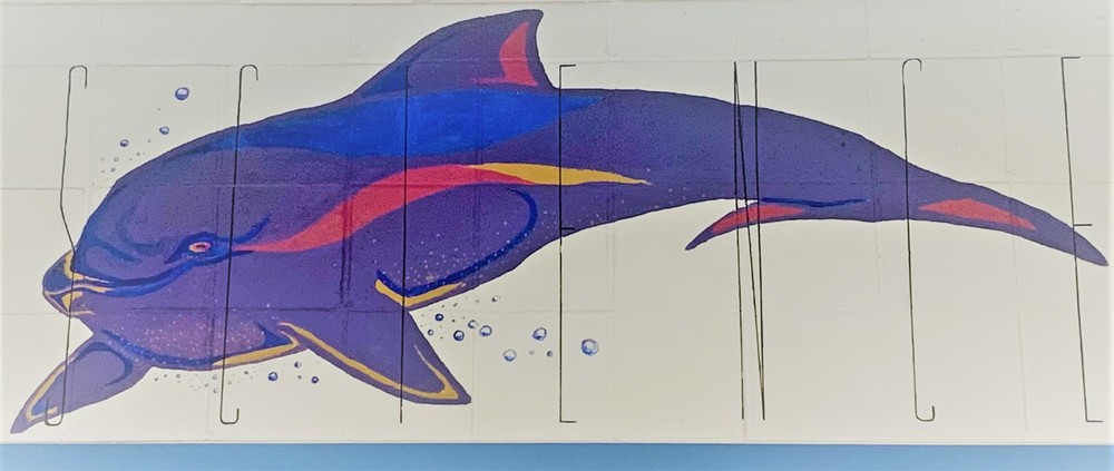 HS Science wing mural