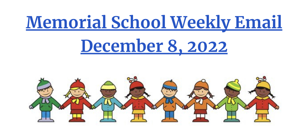 Memorial Weekly Email