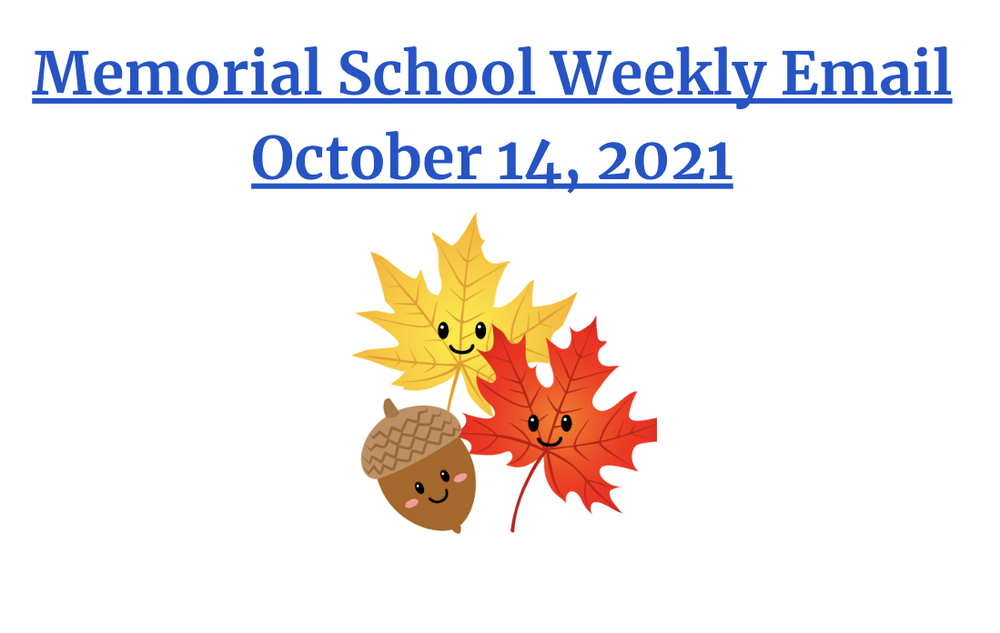 Memorial Weekly Email