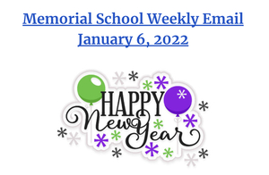 Memorial Weekly Email - 01/06/22