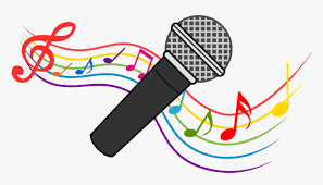 Microphone And Music Note Waving Clipart Download Picture - Guitar And Music  Notes, HD Png Download - kindpng